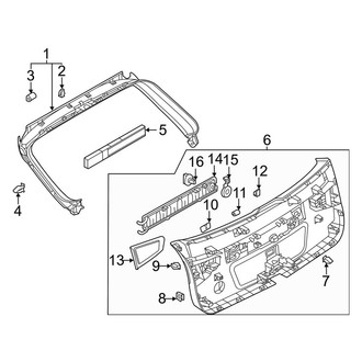 Audi OE - Lift Gate - Interior Trim