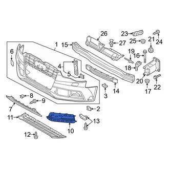 Audi OE - Front Left Outer Grille