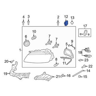 Audi OE - Headlight Wiring Harness Connector