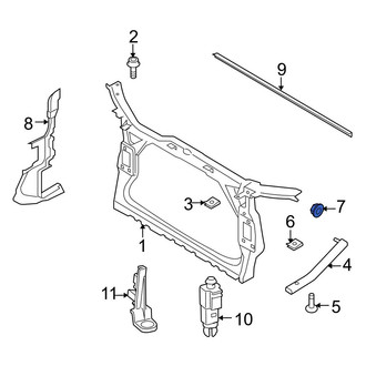 Audi OE - Radiator Support Splash Shield Nut