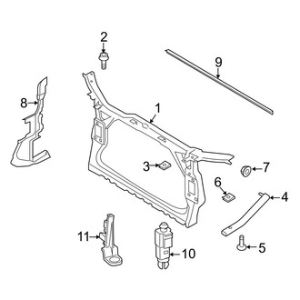 Audi OE - Radiator Support (Coupe)