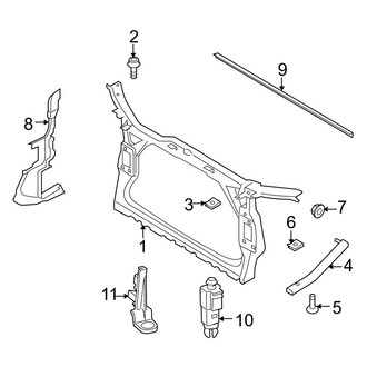 Audi OE - Radiator Support (Coupe 4.2L)
