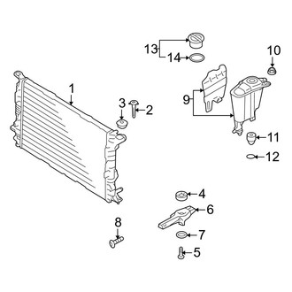 Audi OE - Cooling - Radiator & Components (3.2L)