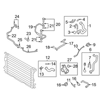 Audi OE - Cooling - Hoses & Lines (Coupe)