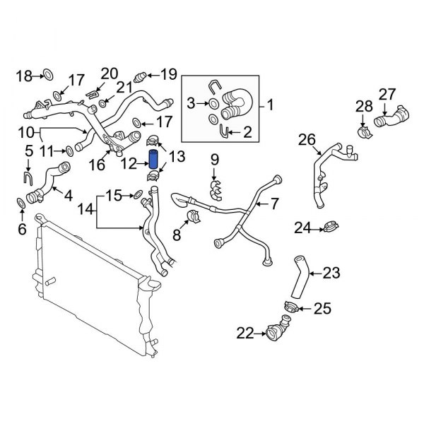 Engine Coolant Pipe Adapter