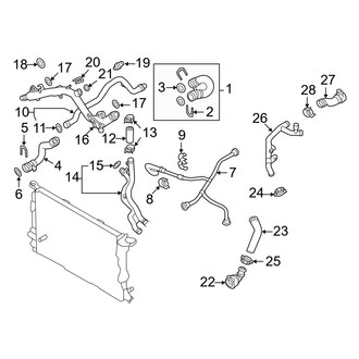 Audi OE - Cooling - Hoses & Lines (Main), (Coupe)