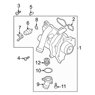 Audi OE - Cooling - Water Pump (Main), (Coupe)