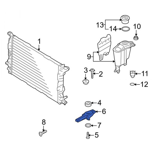 Radiator Mount Bracket