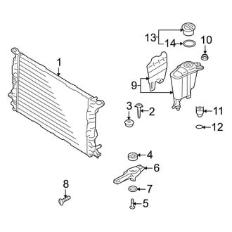 Audi OE - Cooling - Radiator & Components (Coupe 4.2L)