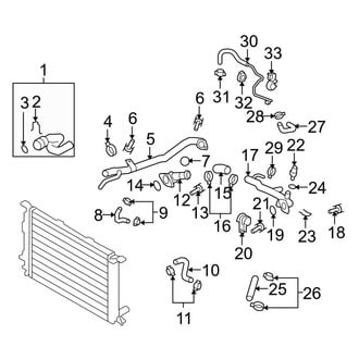 Audi OE - Cooling - Hoses & Pipes (Feed), (Coupe 4.2L)