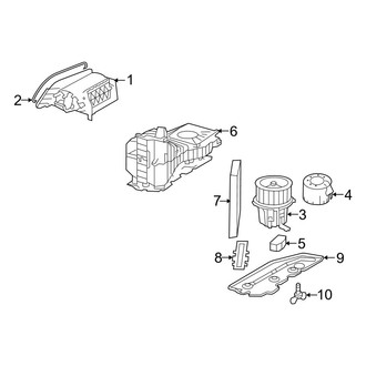 Audi OE - Air Conditioner & Heater - Blower Motor & Fan (Coupe)