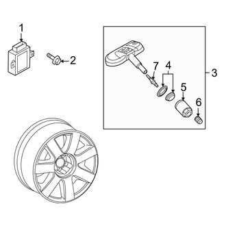 Audi OE - Electrical - Tire Pressure Monitor Components (Coupe)