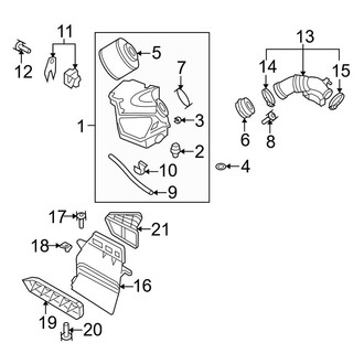 Audi OE - Engine / Transaxle - Air Intake (Coupe 3.2L)