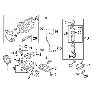 Audi OE - Engine Oil Dipstick Tube O-Ring