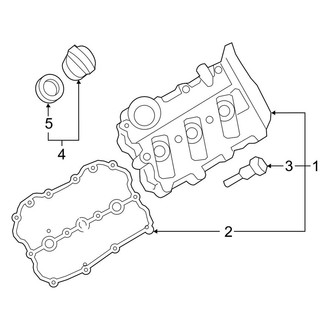 Audi OE - Engine / Transaxle - Valve & Timing Covers (Coupe 3.2L)