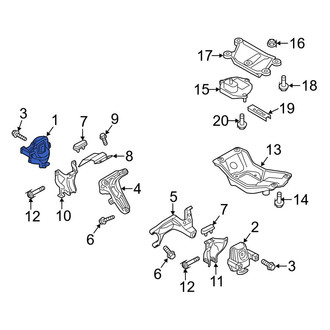 Audi OE - Right Engine Mount
