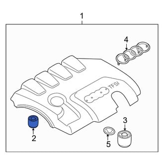 Audi OE - Engine Cover Clip