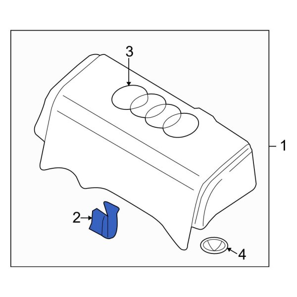 Engine Cover Clip