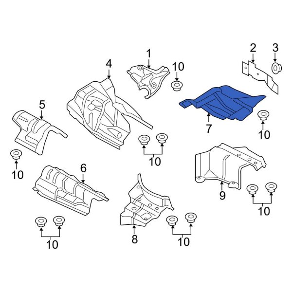 Floor Pan Heat Shield