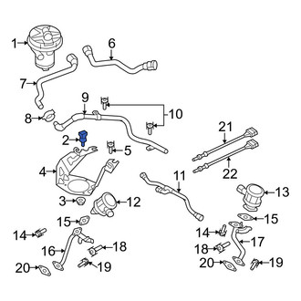 Audi OE - Secondary Air Injection Pump Insulator