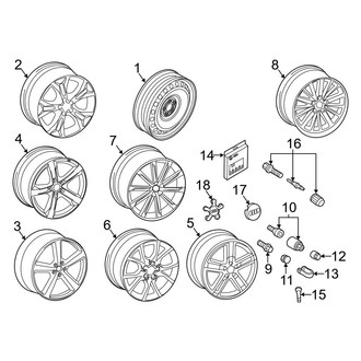 Audi OE - Wheels (18"), (Coupe)