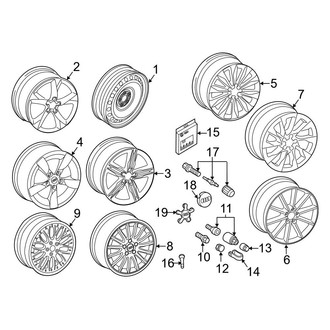 Audi OE - Wheels (19"), (Coupe)