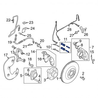 Audi A7 OEM Brake Parts | Pads, Bleeders, Rotors — CARiD.com