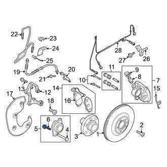 Audi OE - Wheel Bearing Bolt