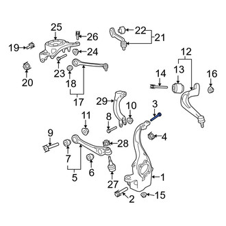Audi OE - Upper Steering Knuckle Bolt
