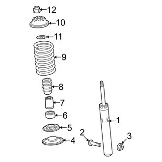 Audi OE - Front Suspension - Shocks & Components (Coupe)