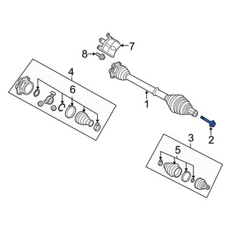Audi OE - CV Joint Bolt