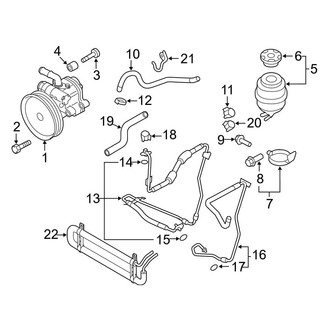 Audi OE - Steering Gear & Linkage - Pump & Hoses (Coupe 2.0L)