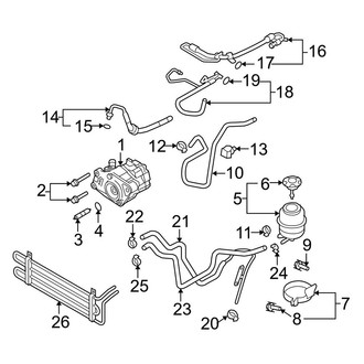 Audi OE - Steering Gear & Linkage - Pump & Hoses (Coupe 4.2L)