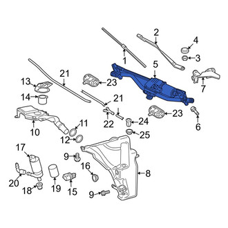 Audi OE - Wiper Motor