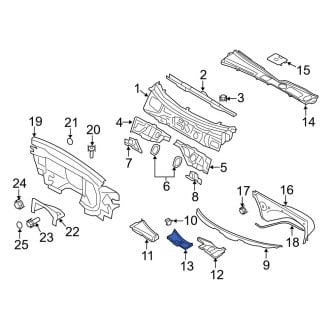 Audi A4 Cowl Panels & Parts | Vent Grills — CARiD.com