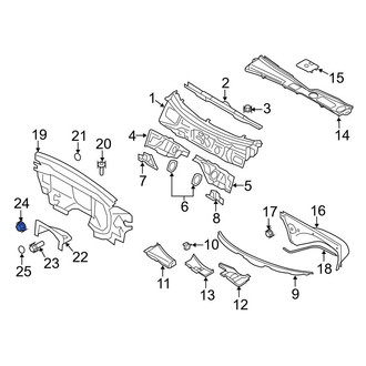 Audi OE - Sound Absorber Nut