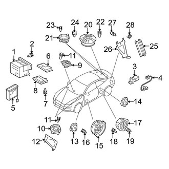 Audi OE - Instrument Panel - Sound System (Coupe)