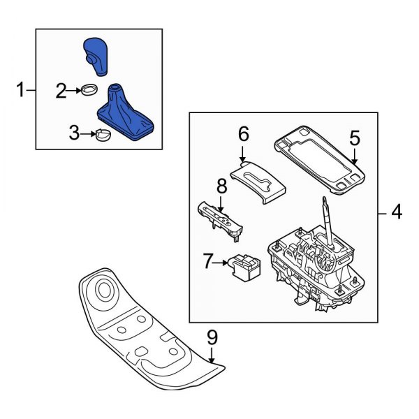 Automatic Transmission Shift Lever Knob