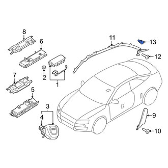 Audi OE - Curtain Air Bag Nut