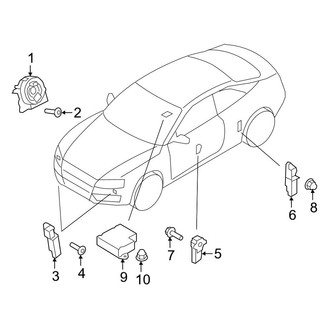 Audi OE - Restraint Systems - Air Bag Components (Modules & Sensors), (Coupe)