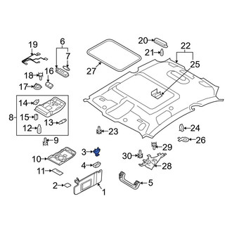 Audi OE - Sun Visor Holder