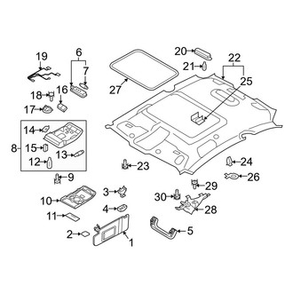 Audi OE - Roof - Interior Trim