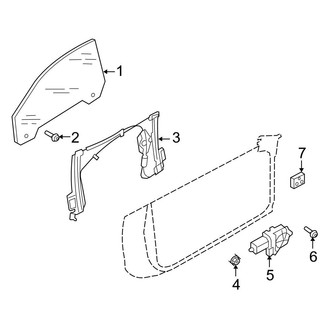 Audi OE - Door - Glass & Hardware (Coupe)