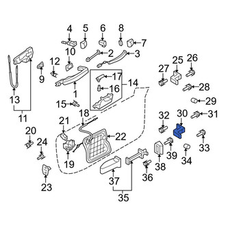 Audi OE - Front Right Upper Door Hinge