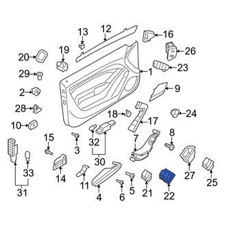 Audi OE - Left Door Window Switch
