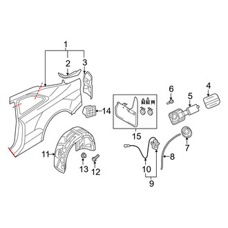 Audi OE - Quarter Panel & Components (Coupe)