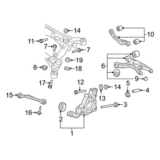 Audi OE - Rear Suspension - Suspension Components (Coupe)