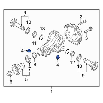 Audi OE - Differential Drain Plug