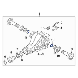 Audi OE - Drive Axle Shaft Retaining Ring