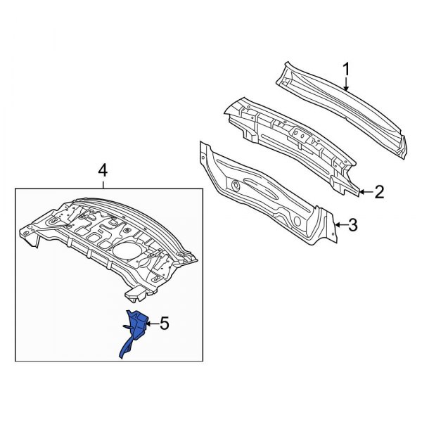 Rear Body Panel Bracket